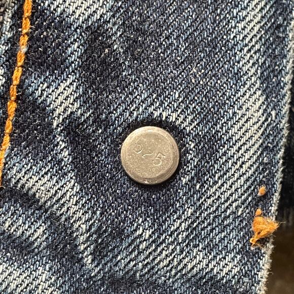 RARE Levi’s 70505 Type III Denim Jacket | 1971–1973 Small e 525 Valencia USA - Picture 8 of 16